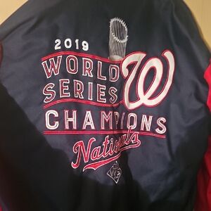 Washington Nationals 2019 World Series Championship Jacket. NEW WITH TAGS